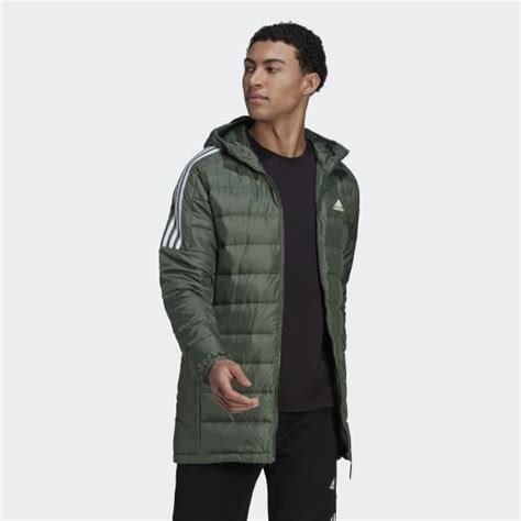 adidas parka herren grün
